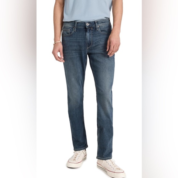 PAIGE Men's Federal Transcend Slim Straight Jeans